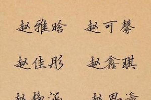 赵姓女孩名字大全-赵姓女孩起名字大全-赵姓名字大全姓名