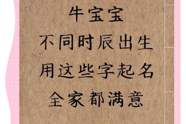 什么字适合给中午12点出生的属牛男孩起名姓名