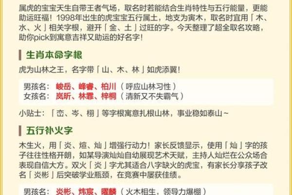 晚上9点出生的属虎男孩如何起名，宜用什么字姓名