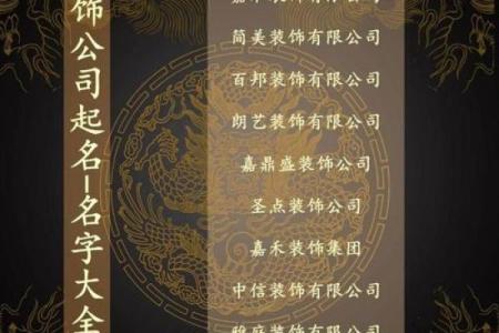 装饰公司名字-名字大全姓名