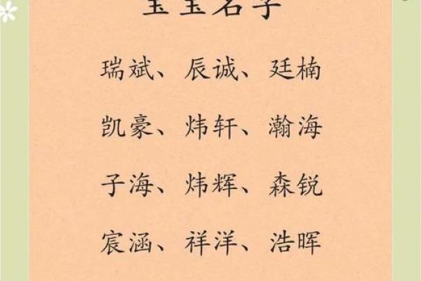 2019年4月17号寅时出生的男孩要怎么起名字姓名