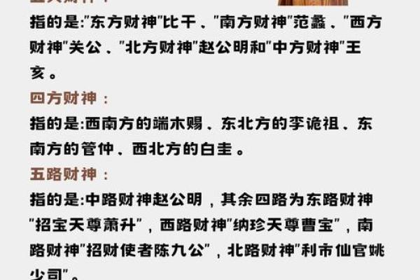 今天的财神方位 今天的财神方位