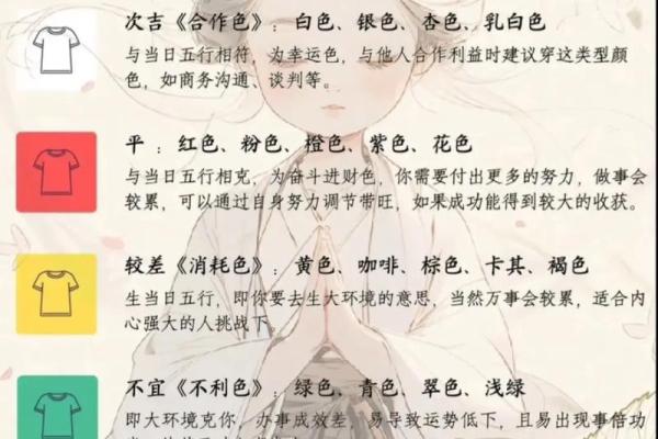 穿衣颜色2025年4月11日五行搭配 穿衣颜色2025年4月11日五行搭配