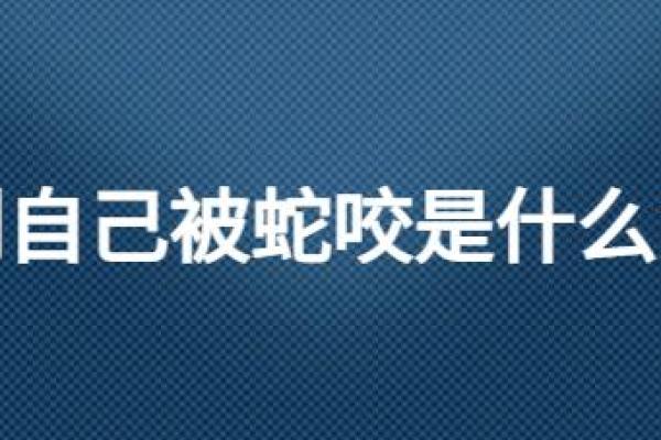 梦见被黑蛇咬是什么预兆 梦见被黑蛇咬是什么预兆