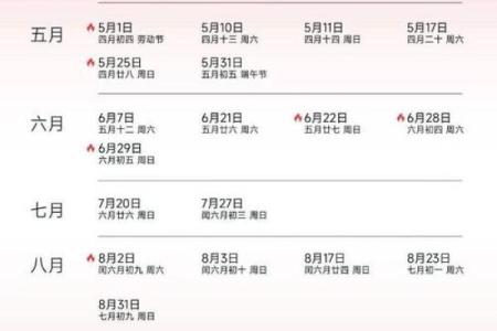 2025年最佳结婚吉日表周六日