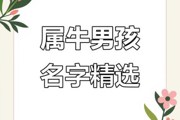 半夜出生的属牛男孩取名常用字有哪些姓名