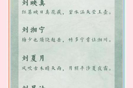 2021年7月29日出生的女宝宝诗情画意的名字姓名