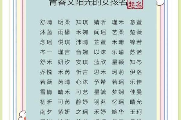 2021年7月10日出生小女孩取名方法,温暖有朝气的名字姓名